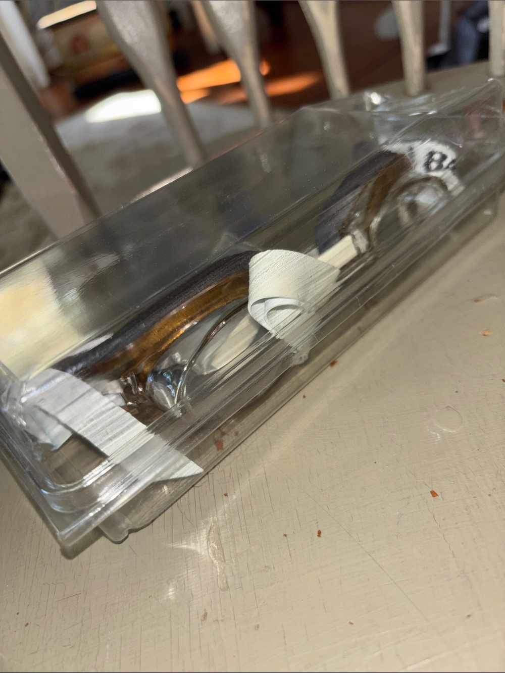 Ron Jon Men's Swim Goggles - Clear and Brown Lenses